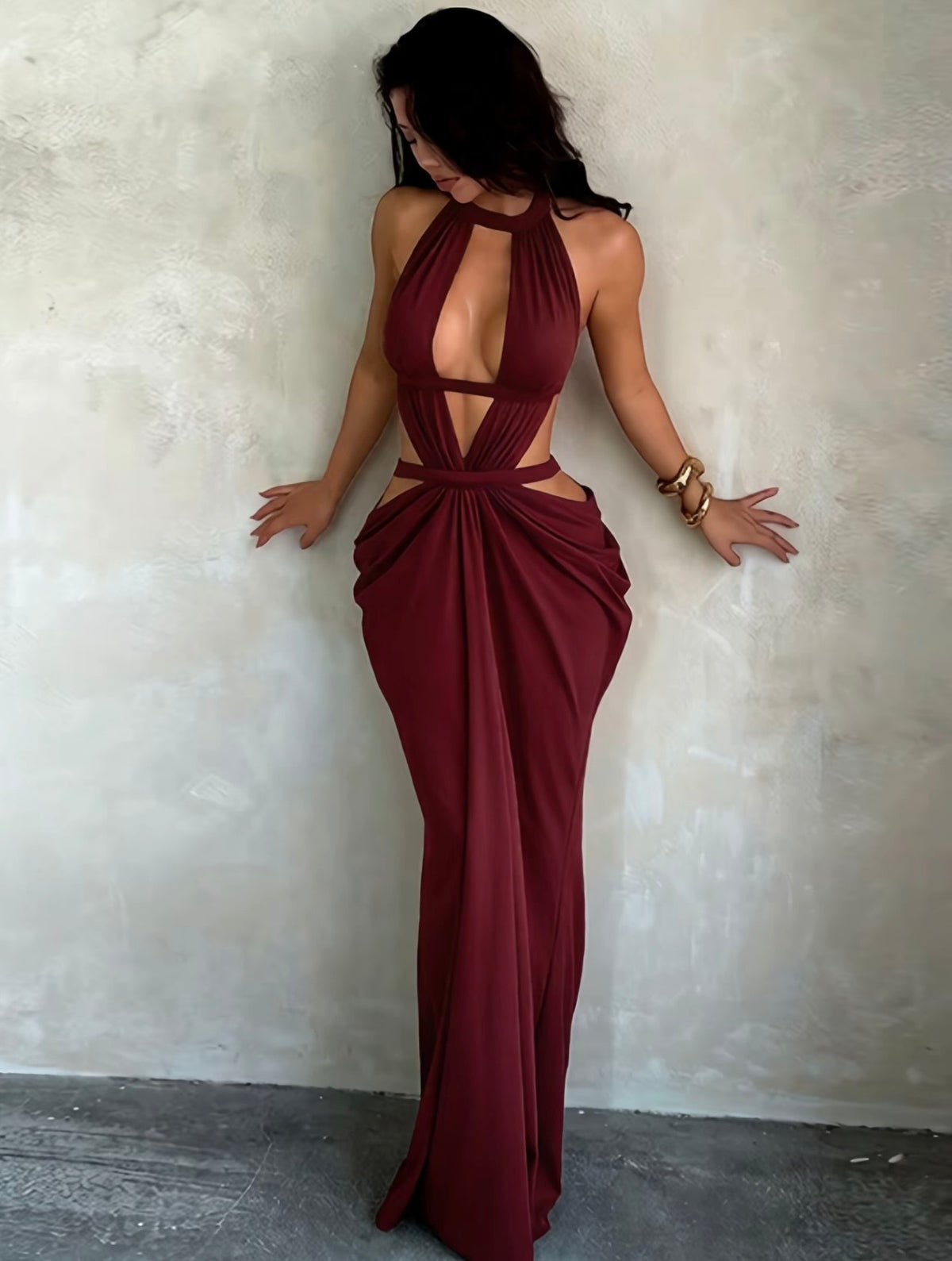 “Champagne Wishes” Brown Dress