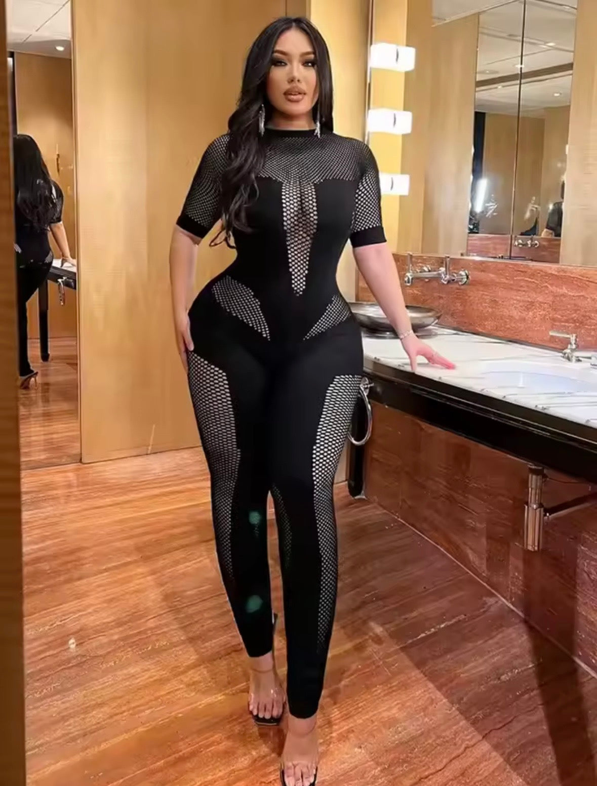 “Scorpio” Black Jumpsuit