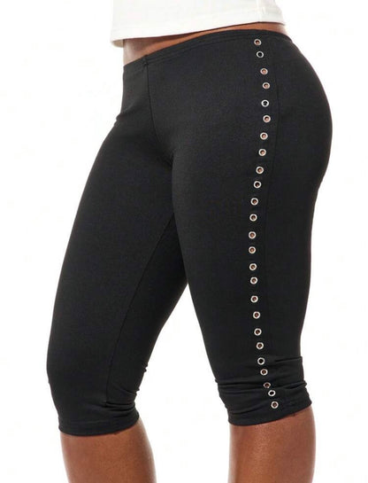 “Craze Capri” Black Shorts