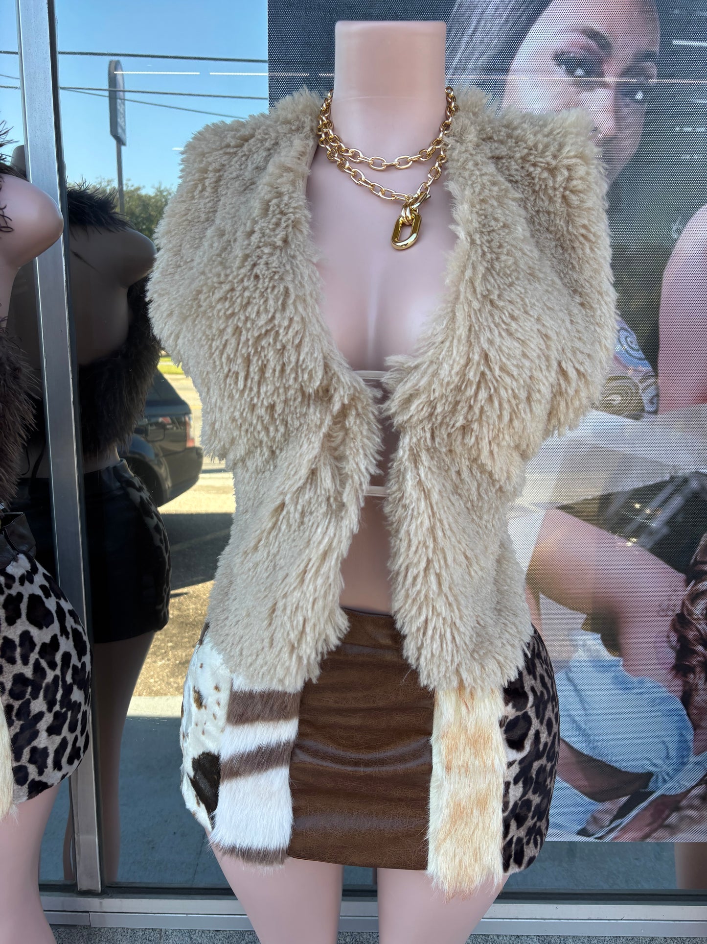 “Jungle Fever” Dark Brown Skirt