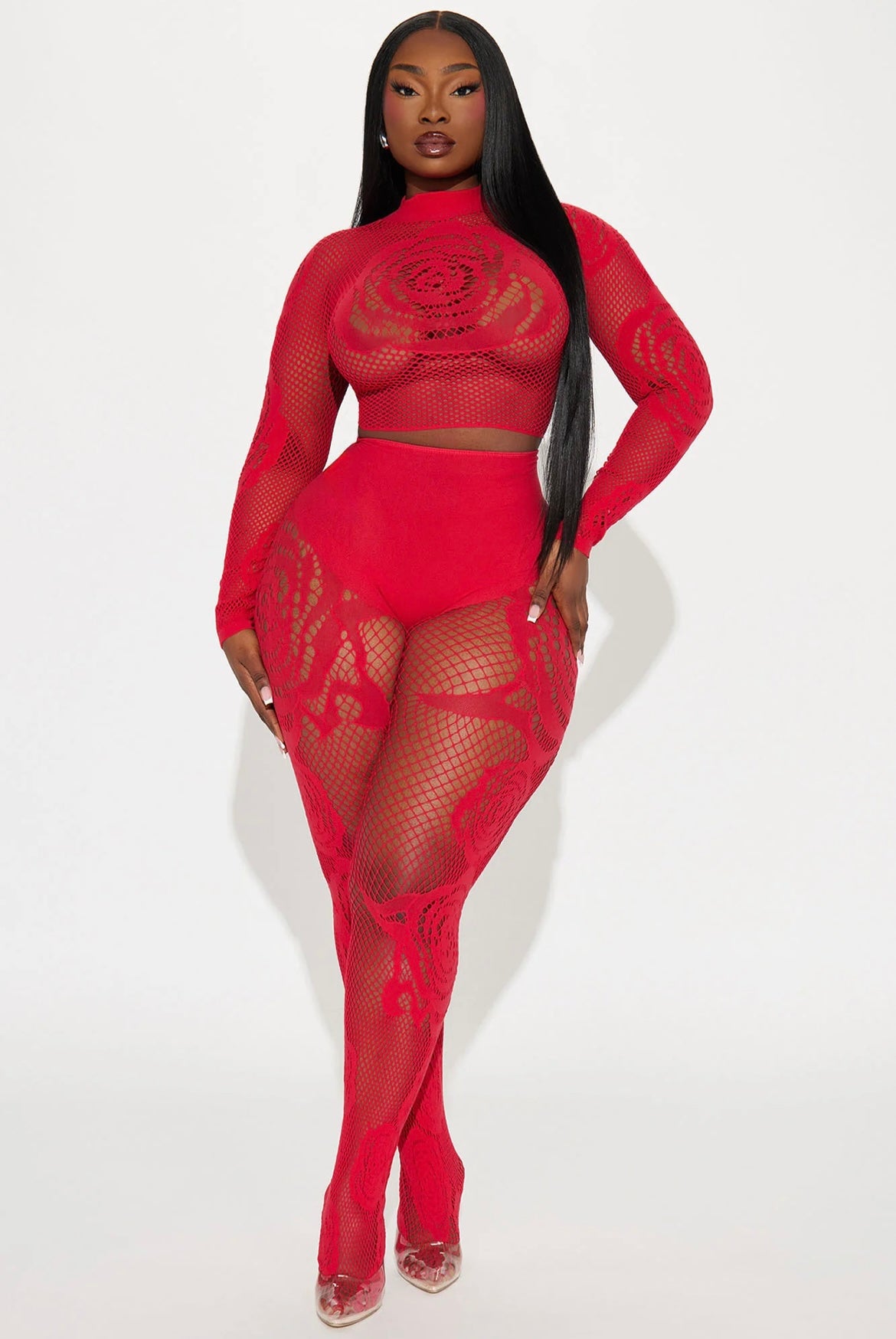 “His Karma” Red 2 Piece Set