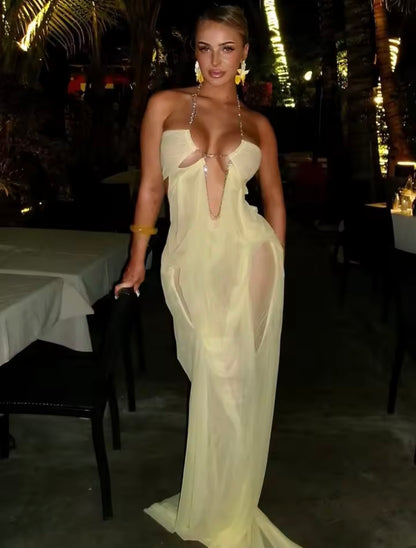 “Lover” Yellow Dress