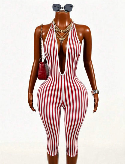 “Milk Marie” Red Romper