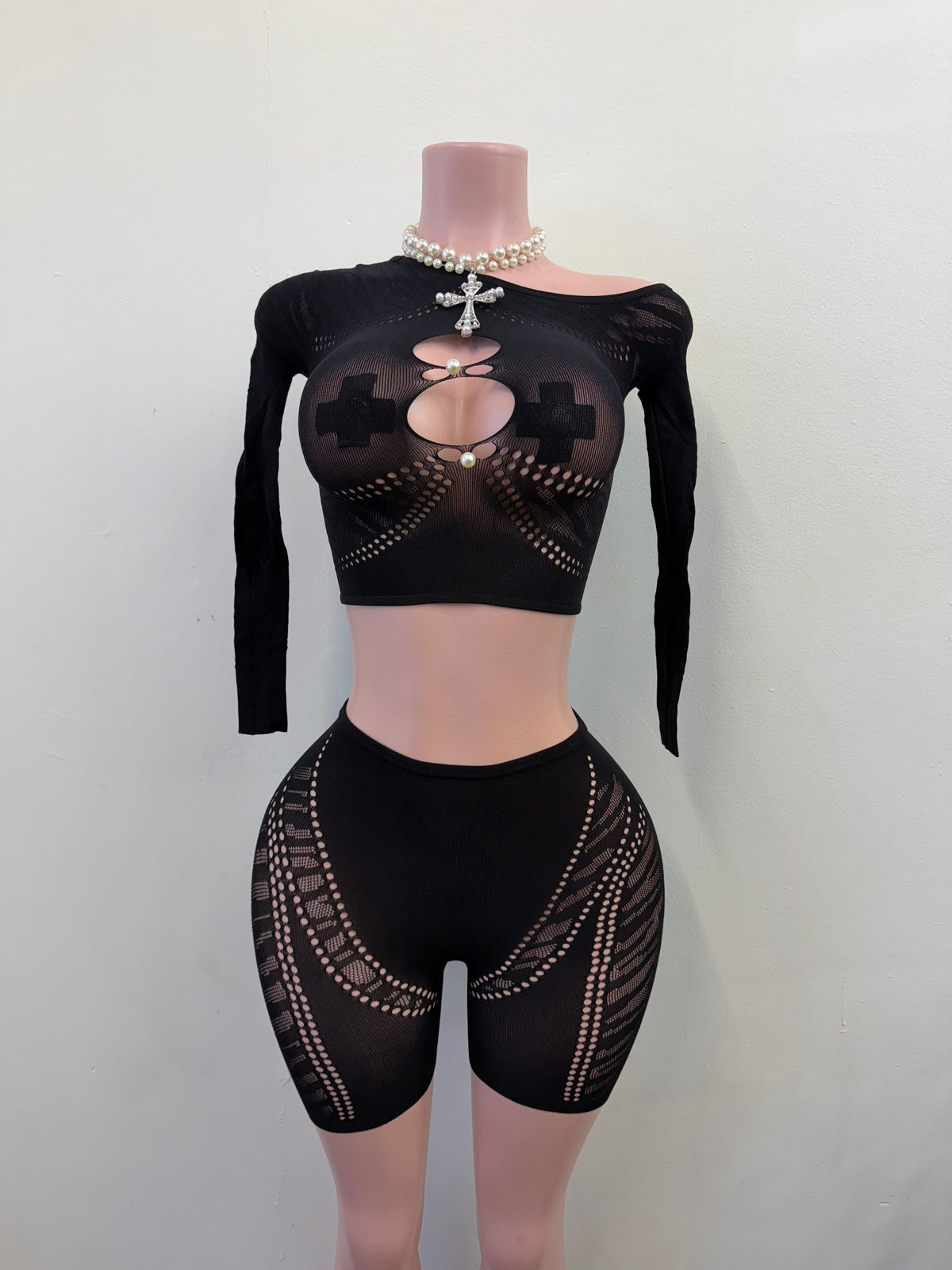 “Risky Business” Black 2 Piece Set