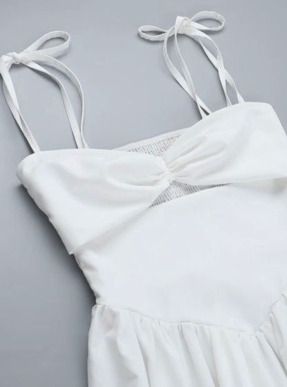 “Soft Life” White Dress
