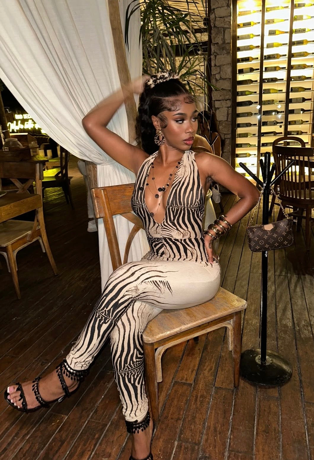 “Zebra Zeek” Jumpsuit