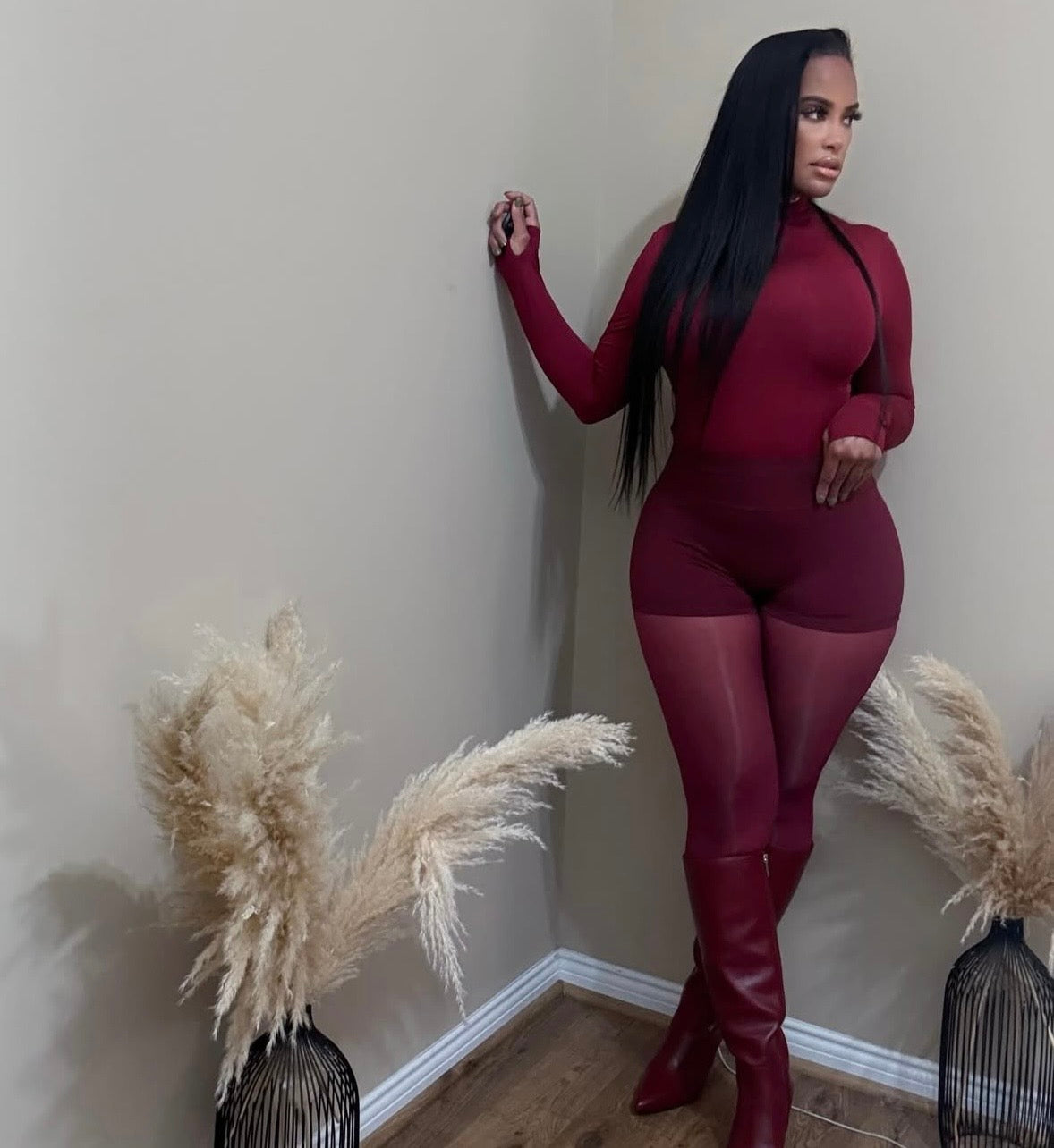 “Forever Mines” Burgundy 3 Piece Set