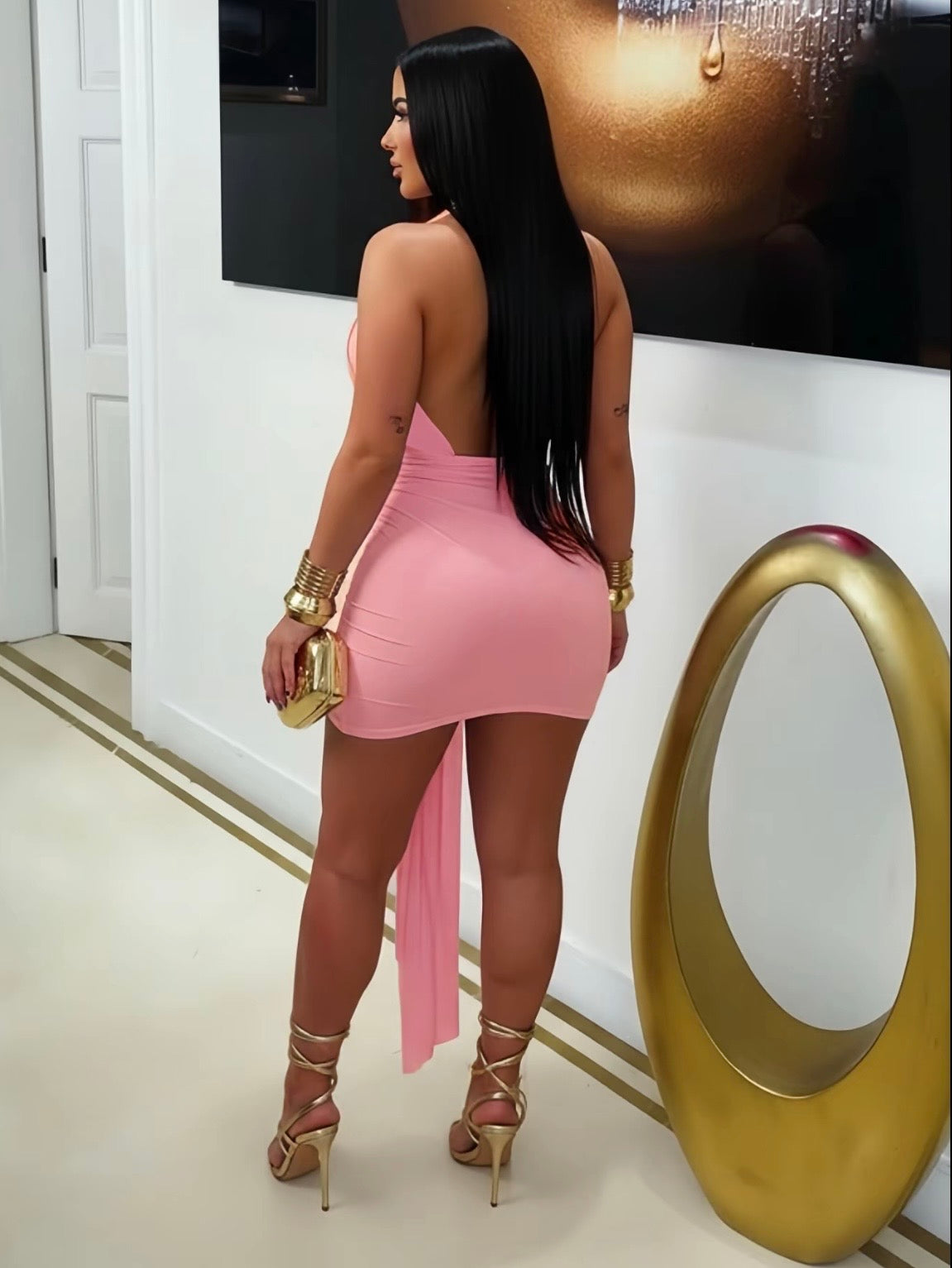 “His Karma” Yellow Dress