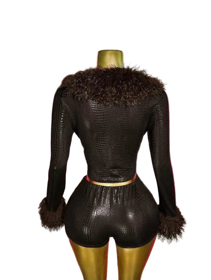 “Suite Life” Brown 2 Piece Set