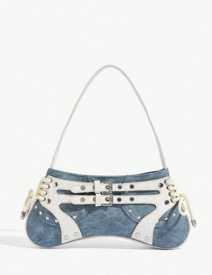 “Deborah” Denim Handbag