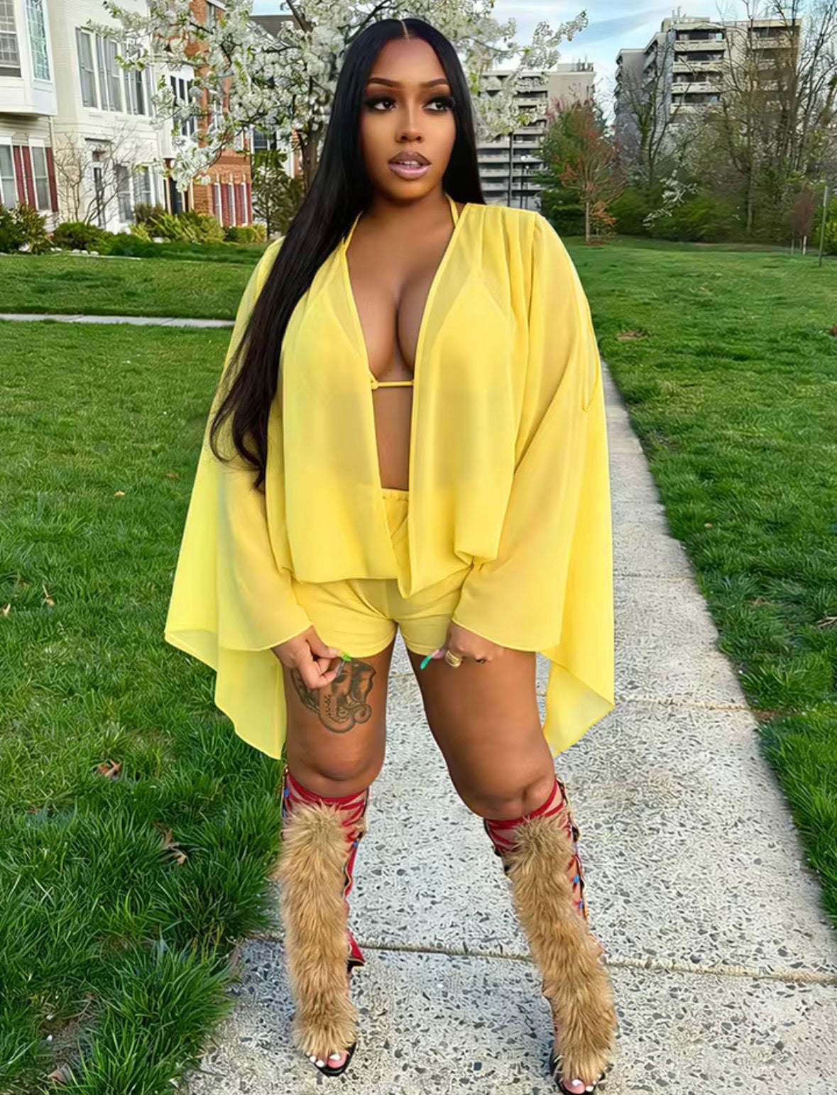 “Indy” Brown 3 Piece Set