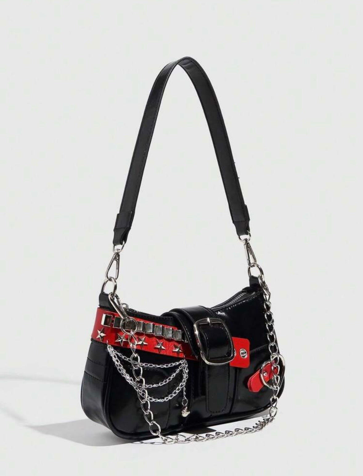 “Rock Life” Black Handbag