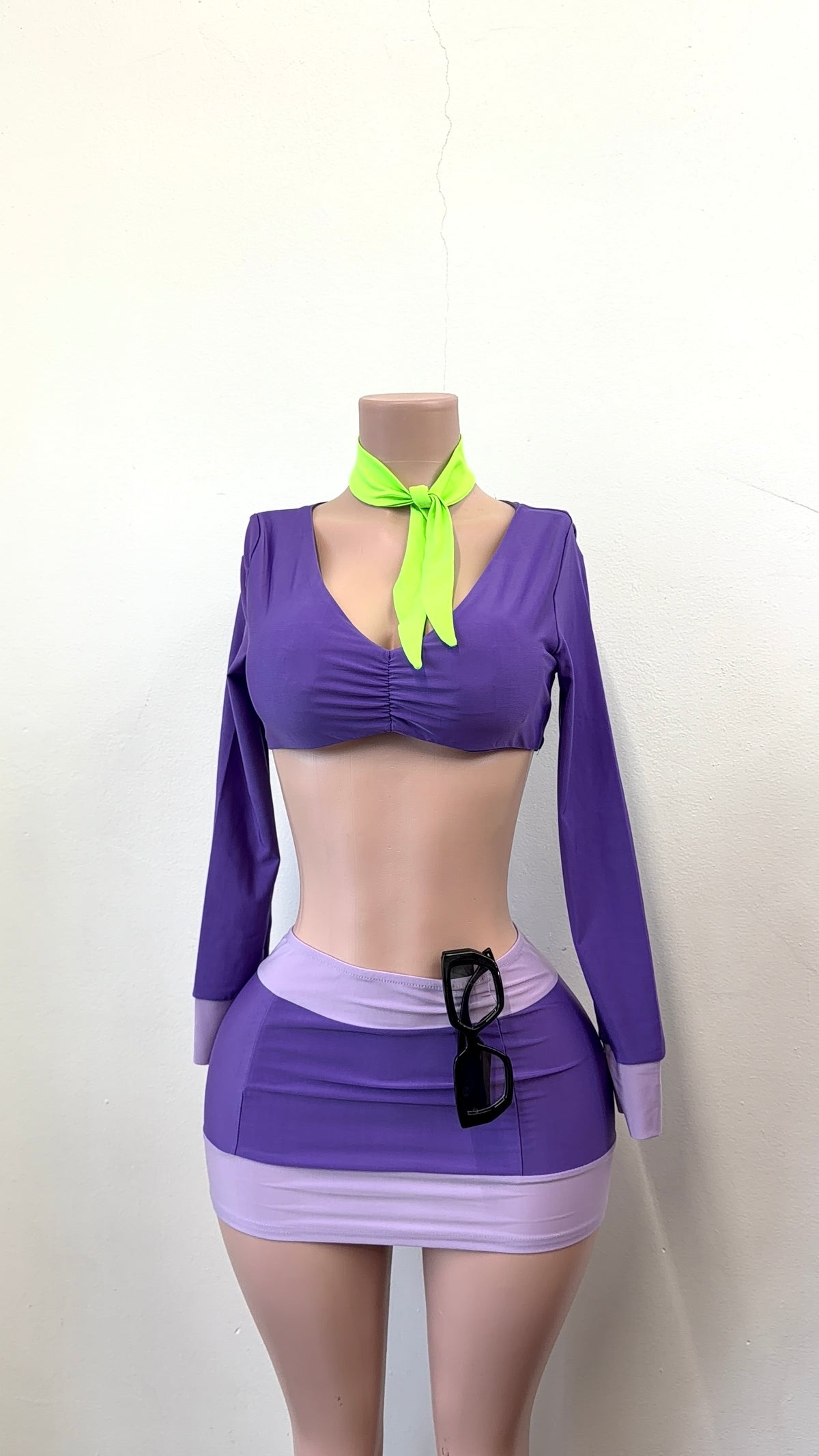 “Daphne” Purple 3 Piece Costume