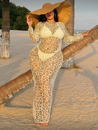 “Rapunzel” Apricot 3 Piece Swimsuit