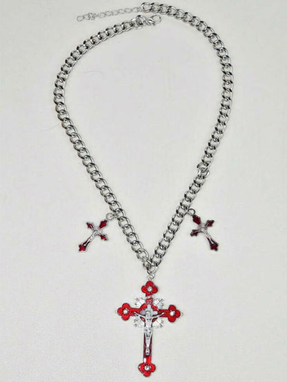 “Hail Mary” Pink Necklace