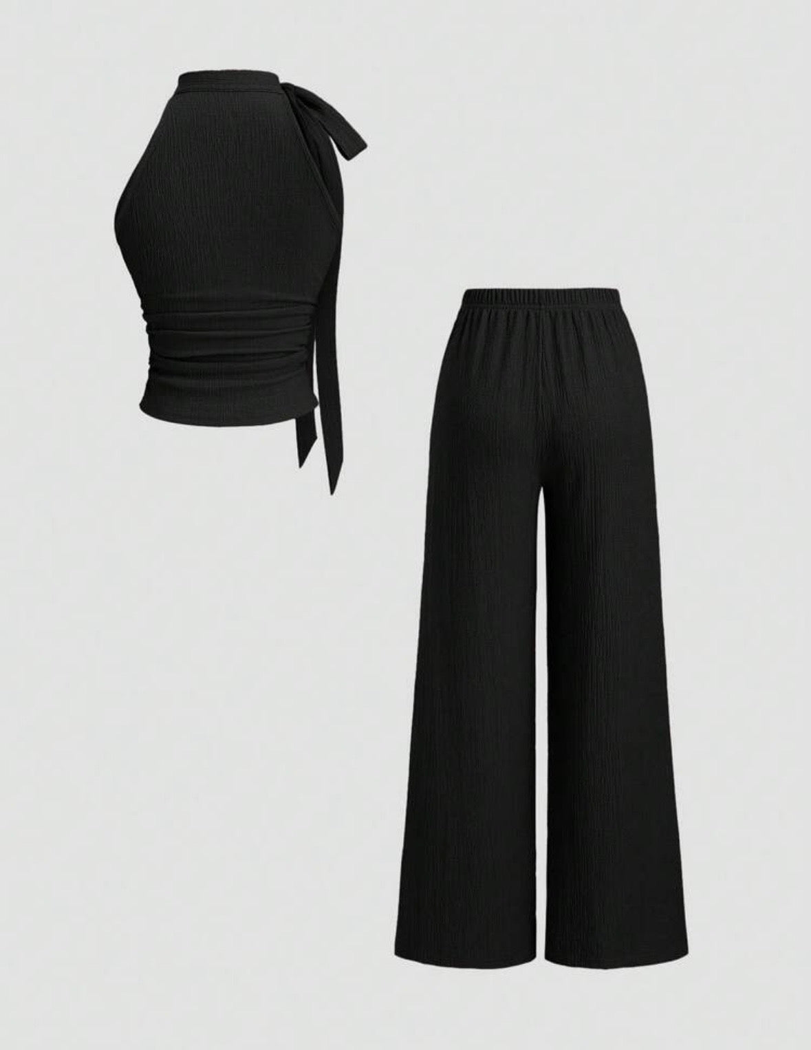 “Milan” Black 2 Piece Set