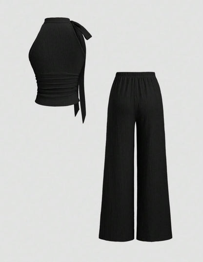 “Milan” Black 2 Piece Set
