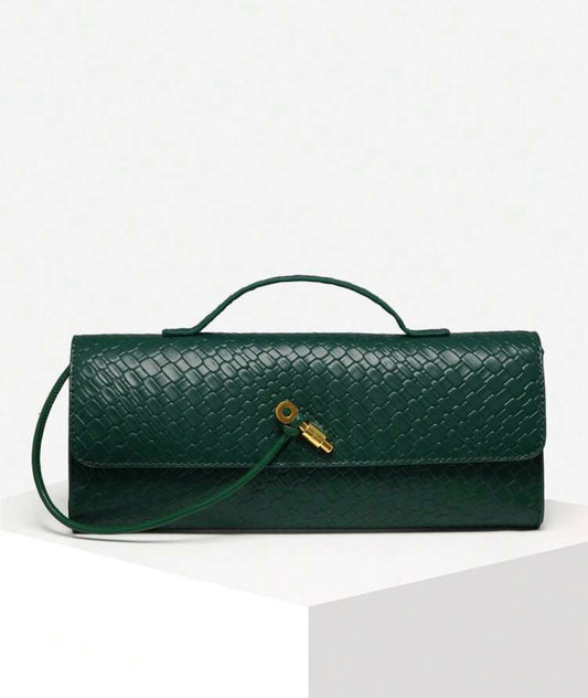 “Handle Up” Green Handbag