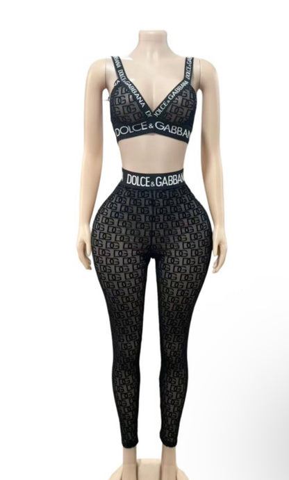 “D&G” Black 2 Piece Set