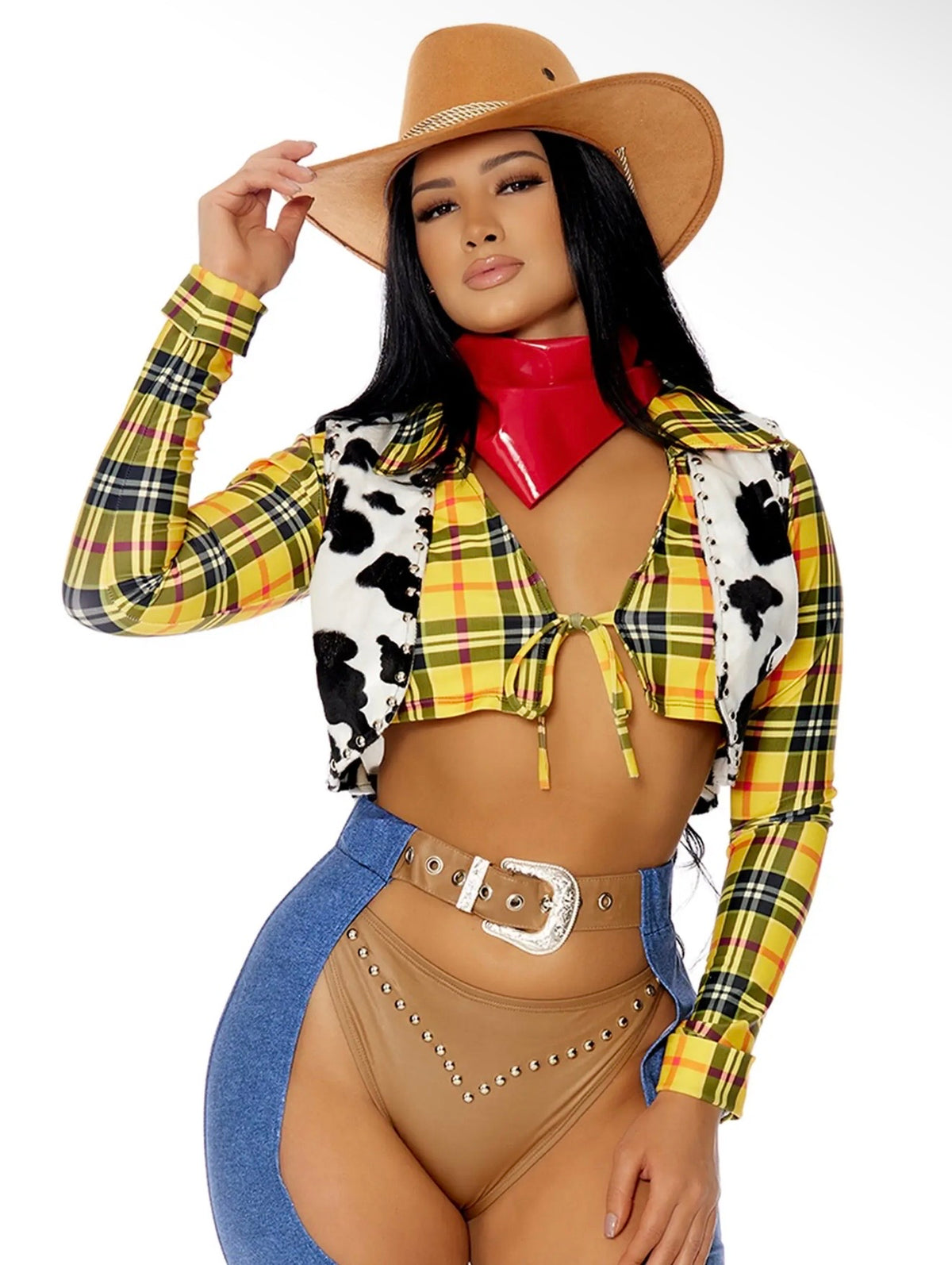 “Howdie Hottie” Multicolor 5 Piece Costume Set