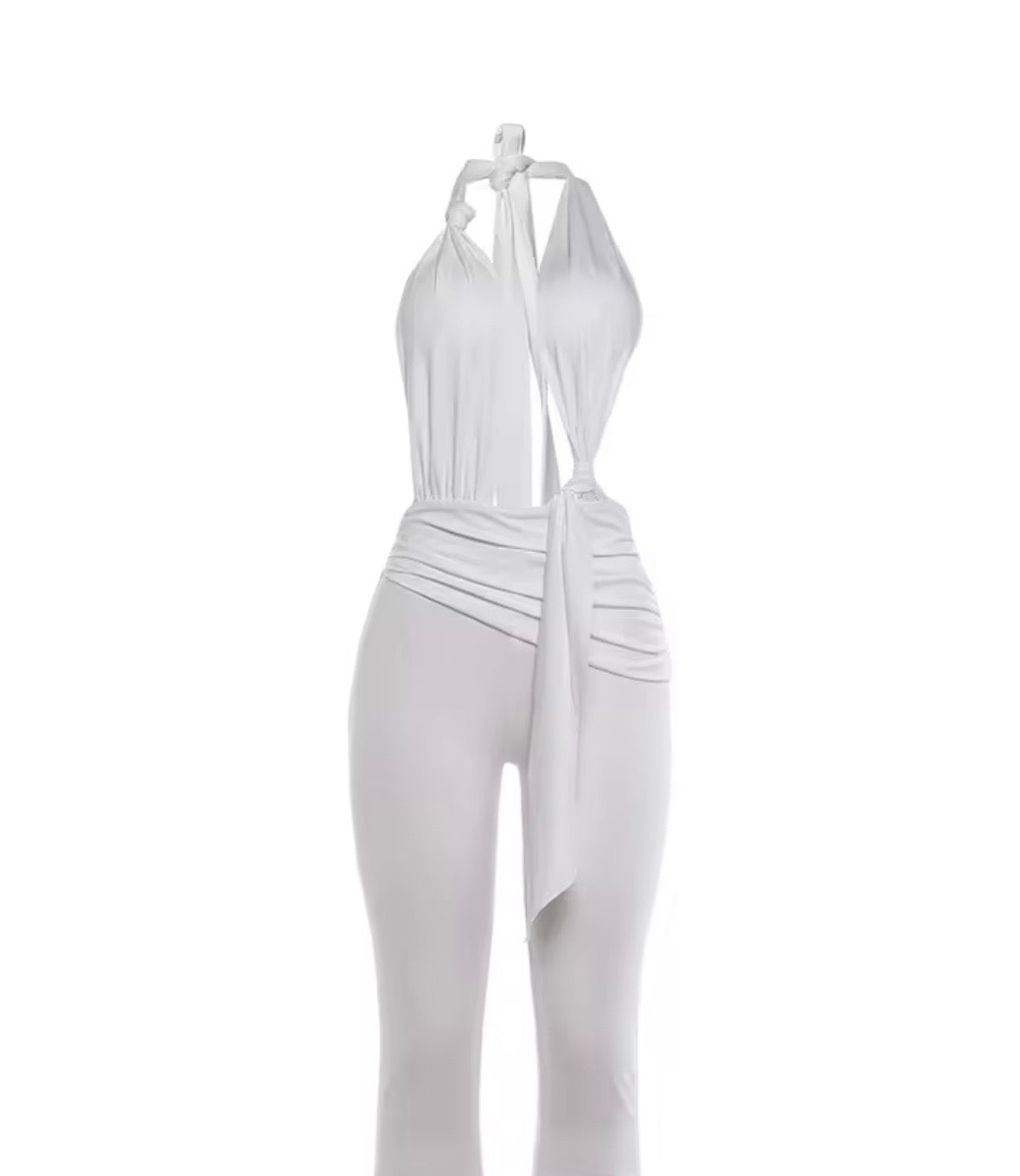 “Mya” White Romper