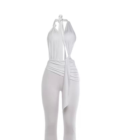 “Mya” White Romper