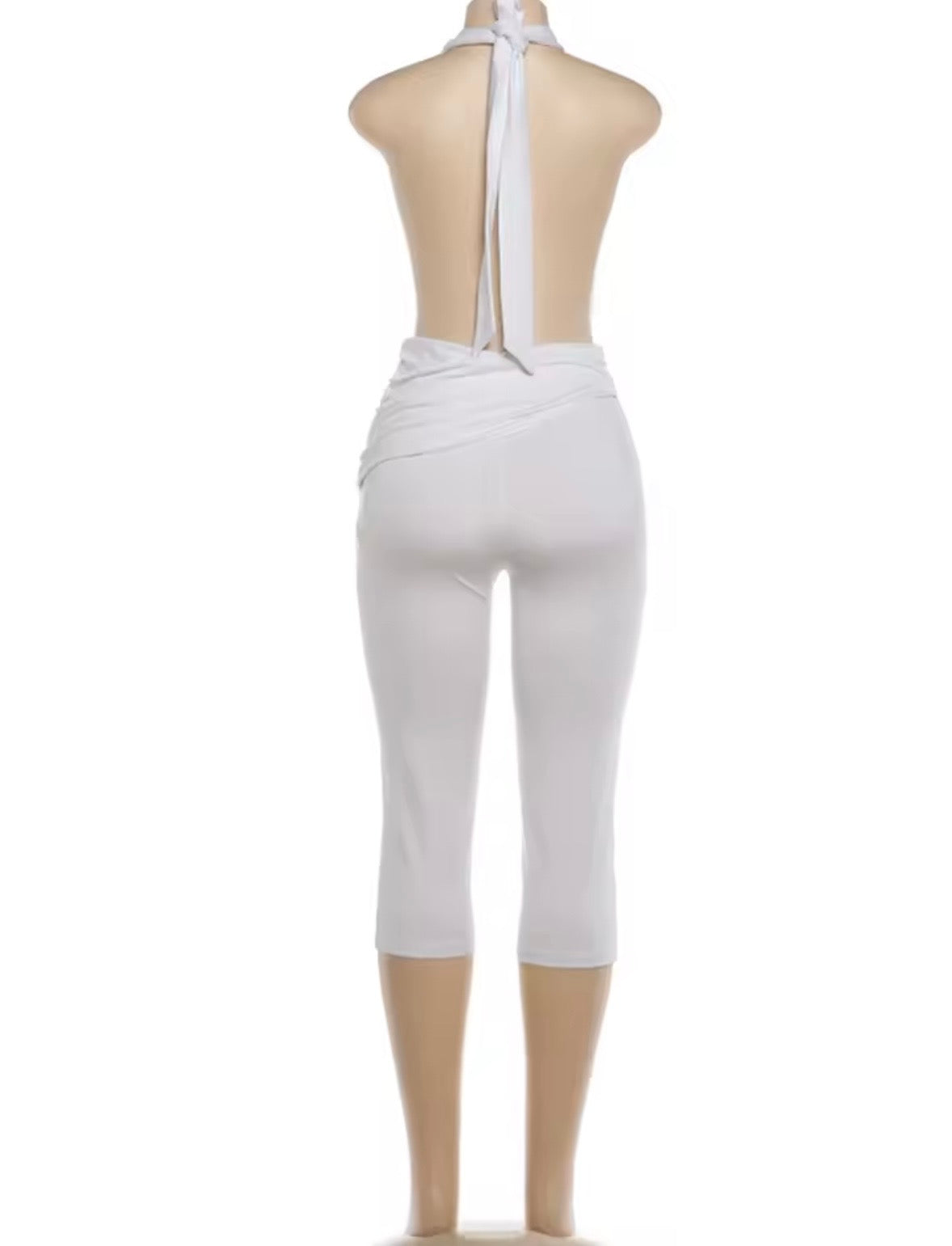 “Mya” White Romper