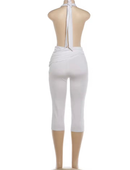 “Mya” White Romper
