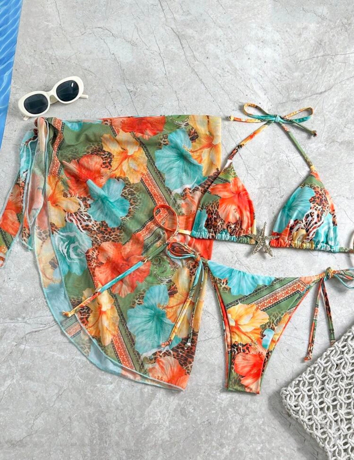 “Summers Eve” 3 Piece Swimsuit