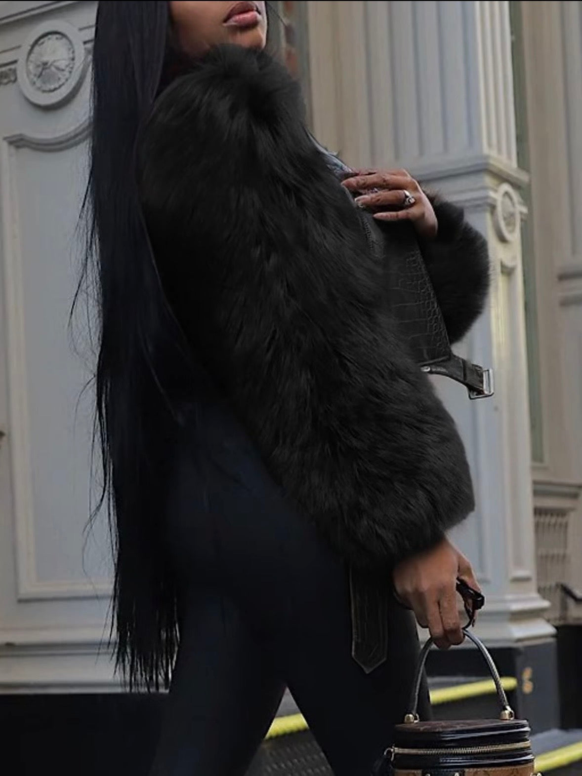 “Luxe Furr” Black Jacket