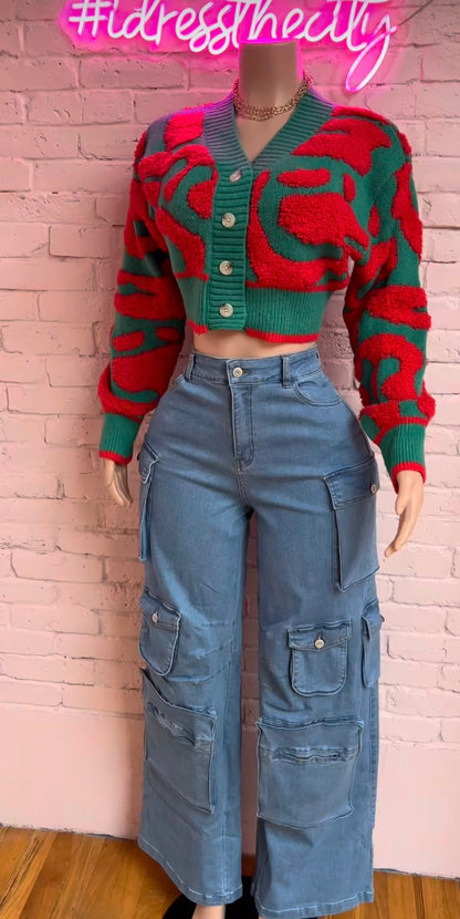 “Klarna” Red Sweater