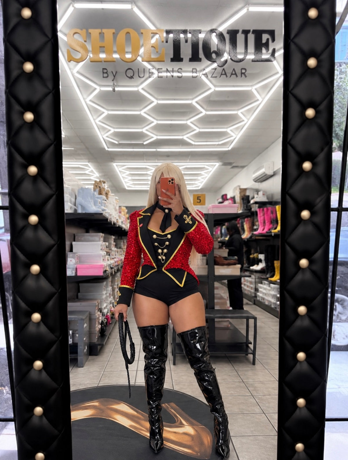 “Ring Master” Red 4 Piece Costume Set