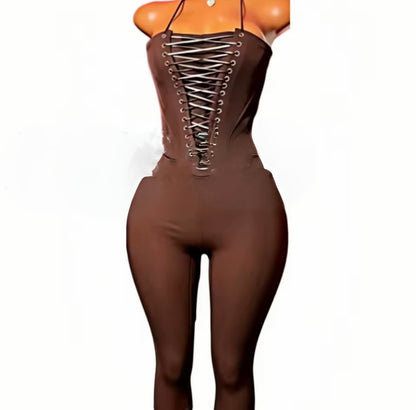 “Karissa” Brown 2 Piece Set