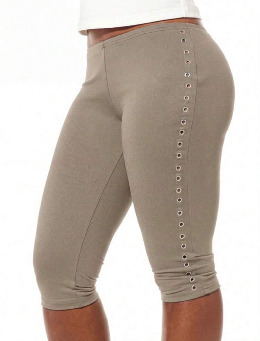 “Craze Capri” Khaki Shorts