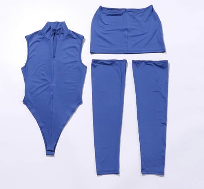 “Soft Serve” Blue 3 Piece Set