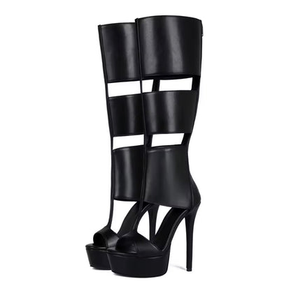 “Gladiator” Black Heel