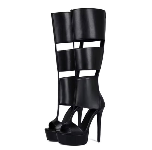 “Gladiator” Black Heel