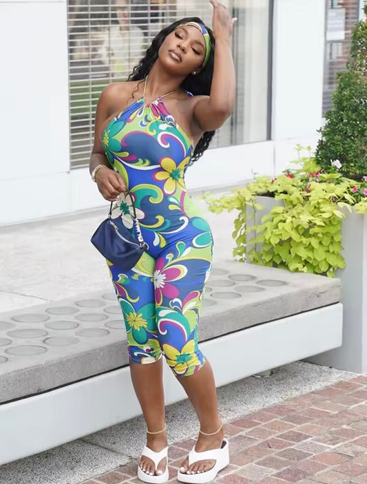 “Flower Bomb” Romper