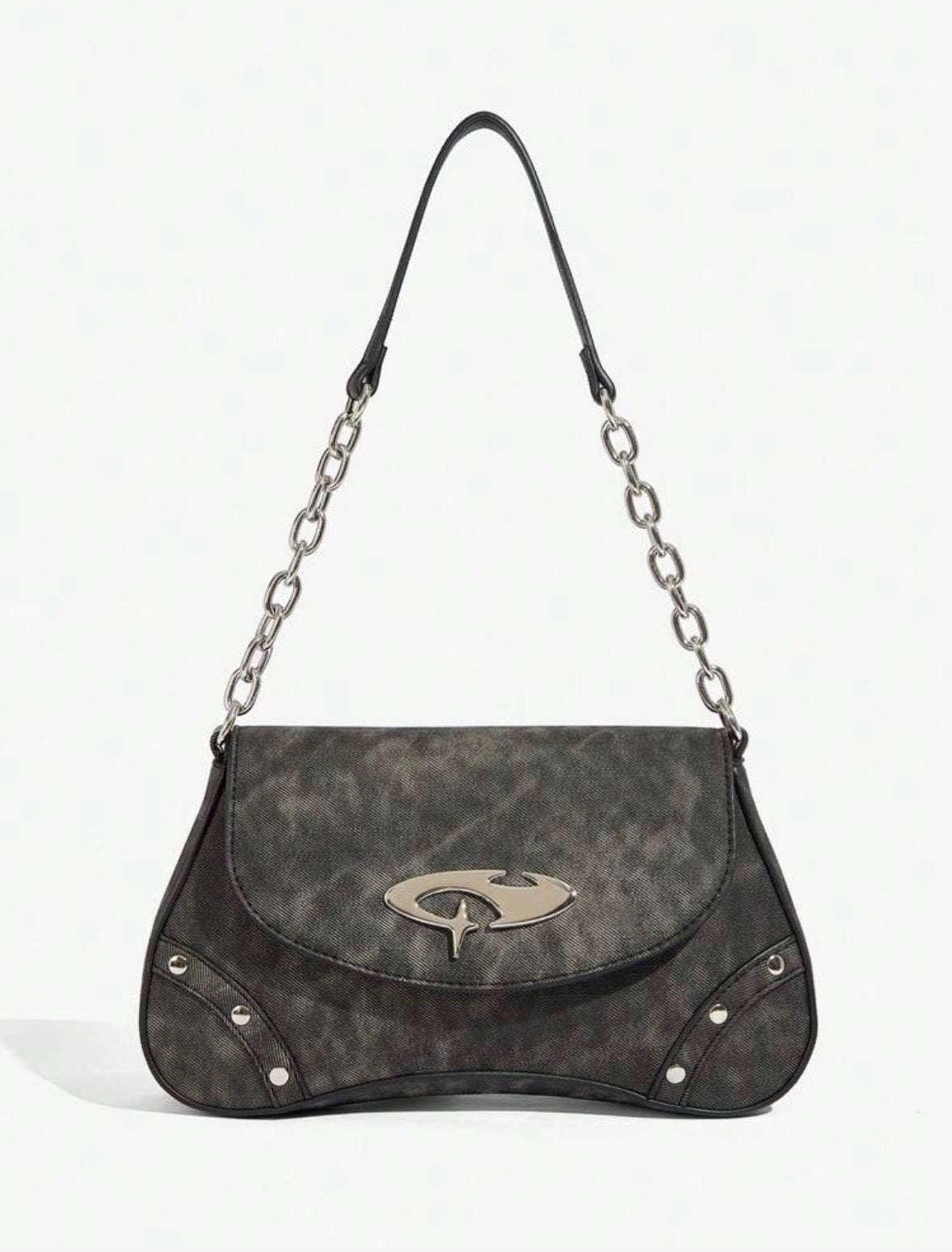 “Micah” Dark Grey Handbag