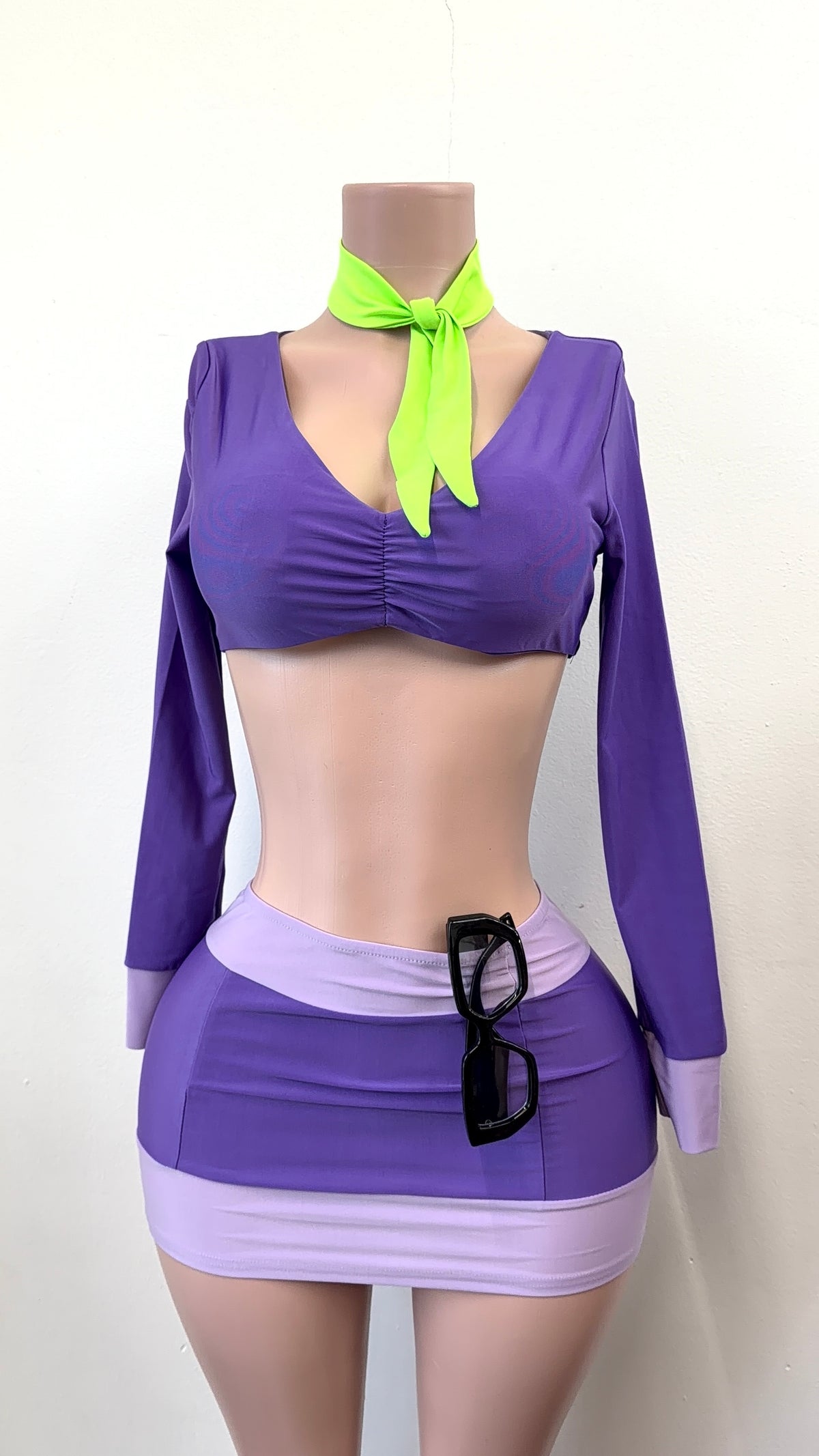 “Daphne” Purple 3 Piece Costume