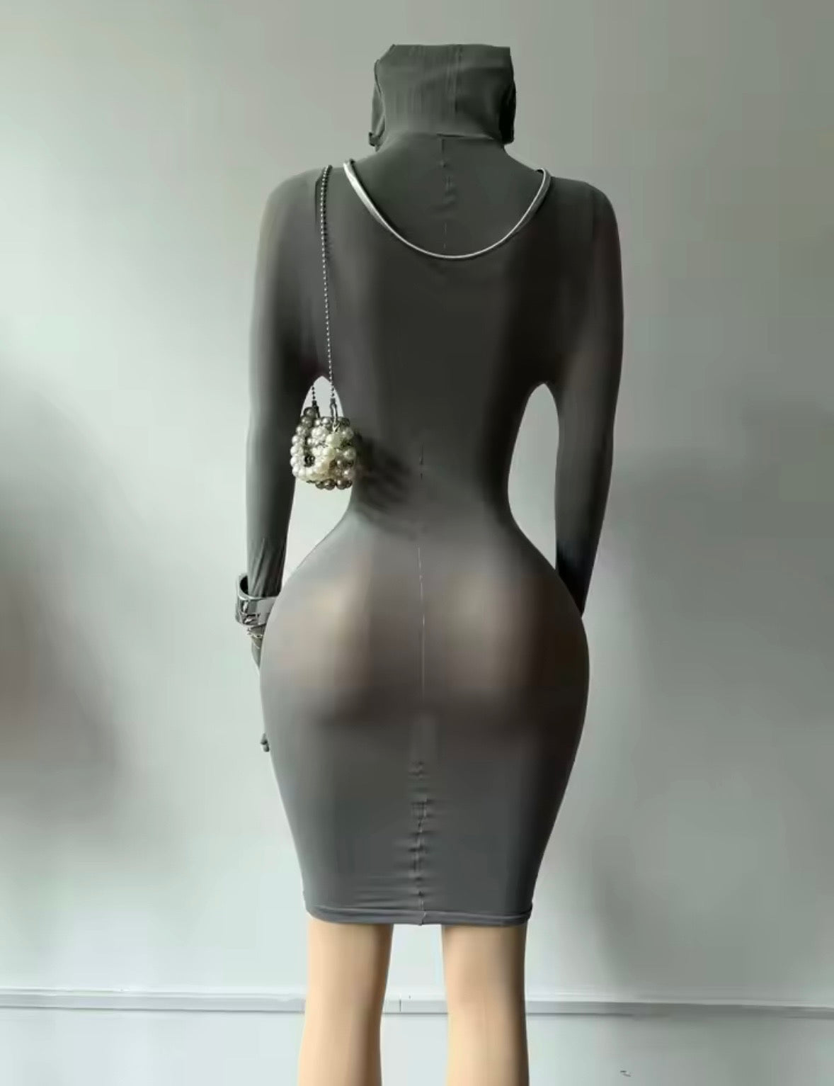 “No Homo” Grey Dress