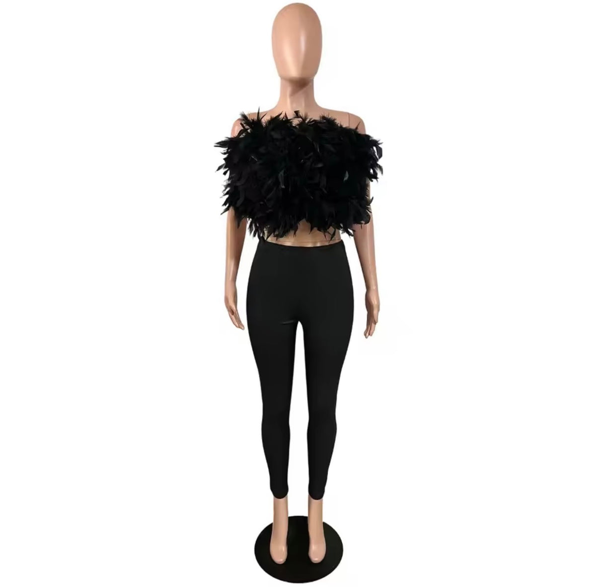 “Furr Real” Black 2 Piece Set