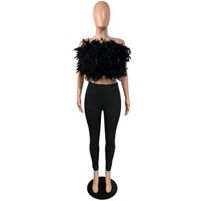 “Furr Real” Black 2 Piece Set