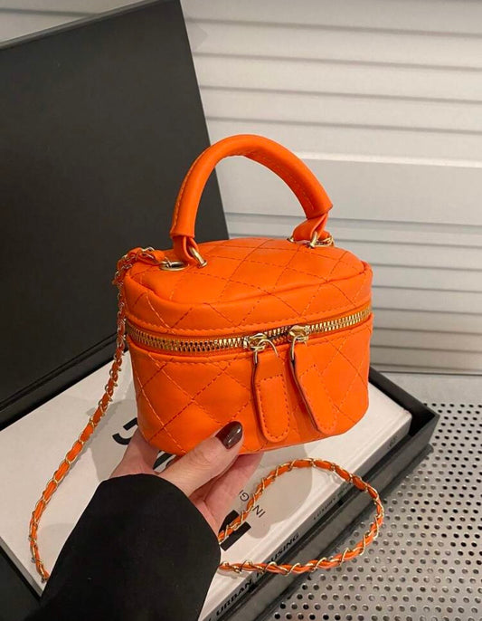 “Times Square” Orange Handbag