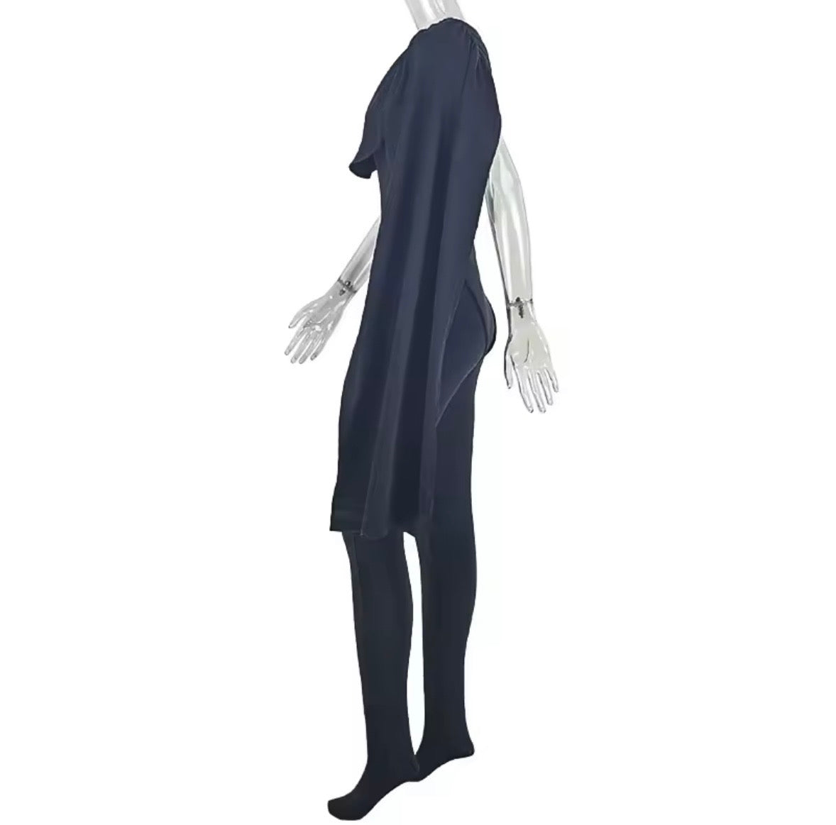 “Casey Cape” Brown Jumpsuit