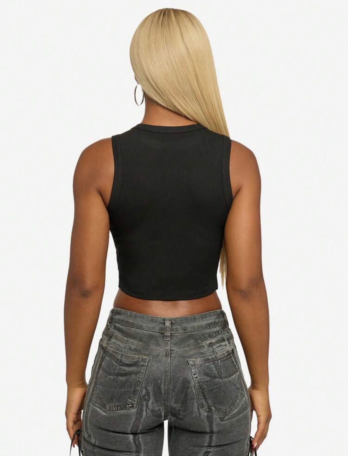 “Jadore Baddies” Black Top