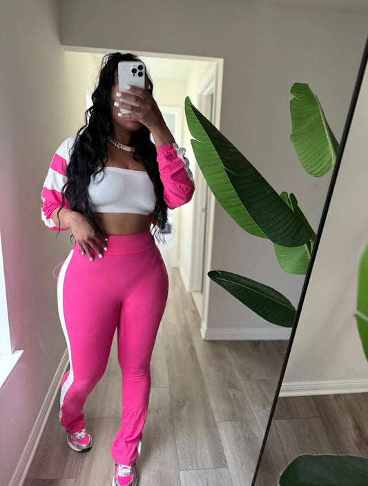 “Out The Way” Pink 2 Piece Set