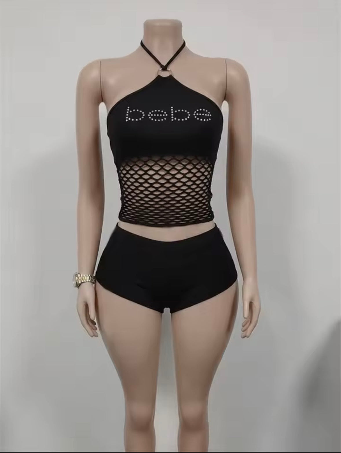 “Bebe” Black 2 Piece Set