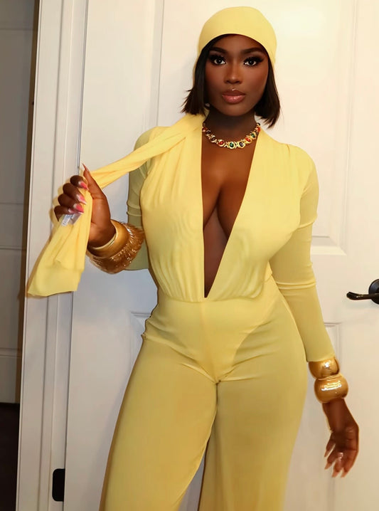 “Risky Behavior” Yellow 2 Piece Set