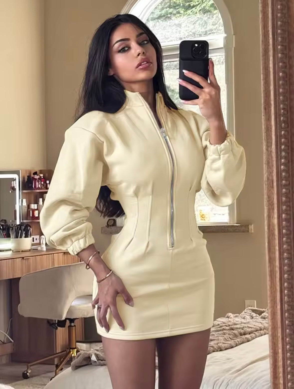 “Zhara” Black Dress